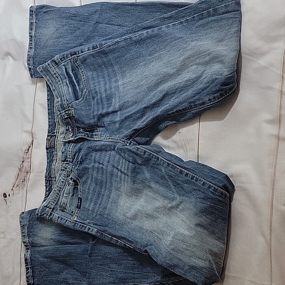Cowgirl U Denim Jeans size 30 Long Super Cute Western Style Bootcut - Picture 1 of 7